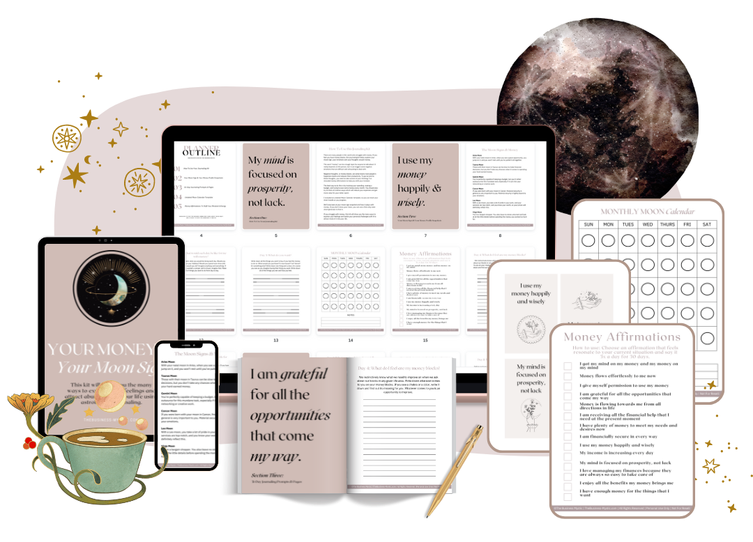 Your Money & Your Moon Sign Journaling Kit